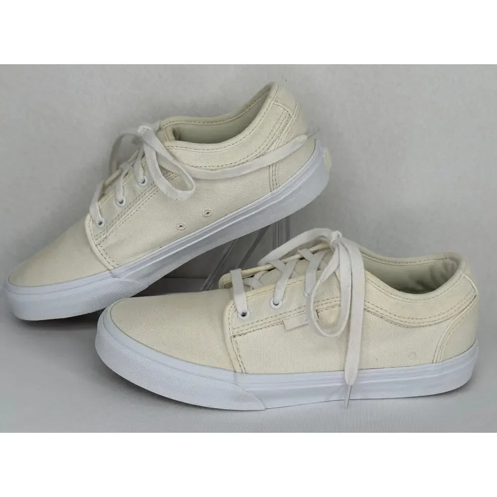 Vans Pro White Off The Wall Cushioned Canvas Low Top Sneakers Youth 6 - Picture 3 of 11